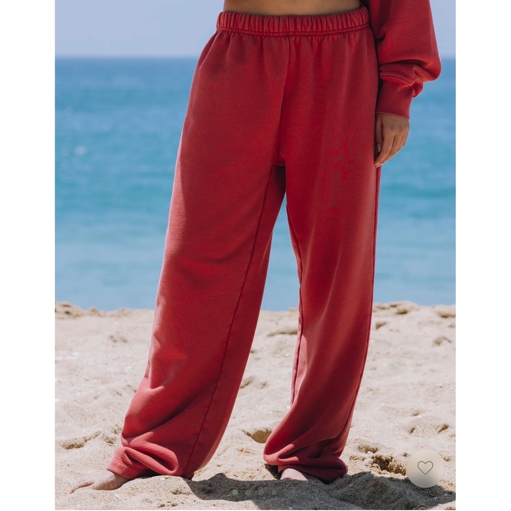 Daily Drills Heavyweight Straight Leg Pants Size XS/S Vintage Red NIB